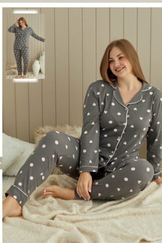 Deluxerie Pyjama-Set für Große Großen Orrinthia
